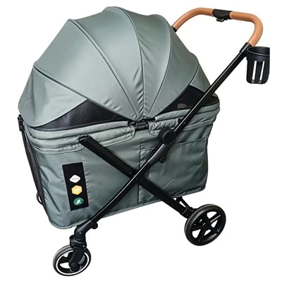 Pet Stroller With Detachable Carrier Airline Approved